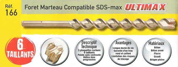 Foret Maretau Compatible SDS-max ultimax