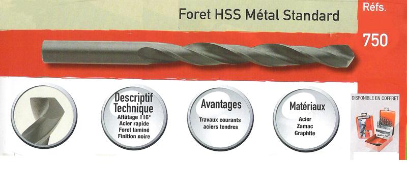 Foret HSS Metal Standard 